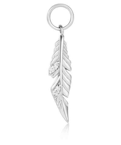 Ania Haie Silver Feather Earring Charm