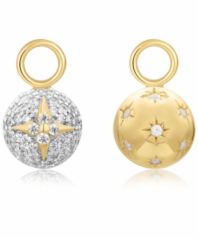 Ania Haie Gold Pavé Star Sphere Earring Charm