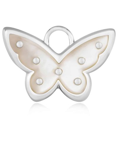 Ania Haie Silver Mother Of Pearl Butterfly Earring Charm