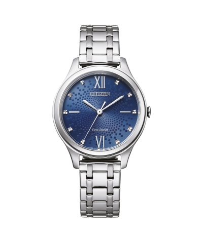 Citizen Female Stainless Steel blue ø 32mm - EM0500-73L