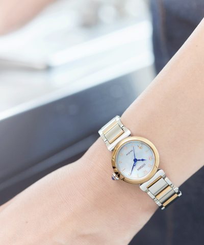 Alternative view of Citizen Female Stainless Steel Mother of Pearl white ø 26mm - EM1136-87D