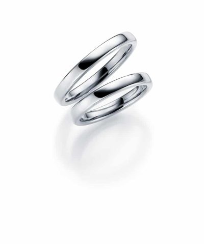 GD FOREVER hvitt gull giftering