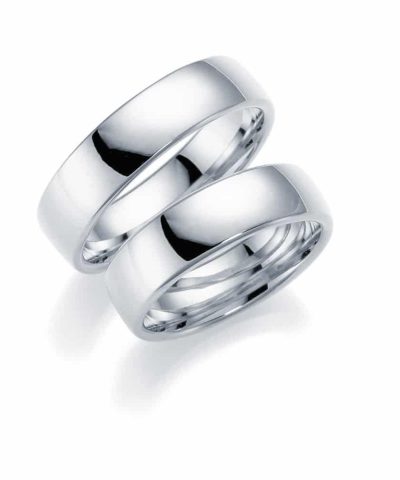 GD FOREVER hvitt gull giftering