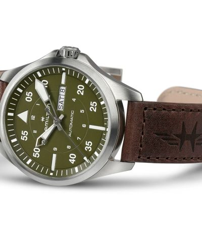 Alternative view of Hamilton Khaki Aviation Pilot Day Date Auto 42MM - H64635560