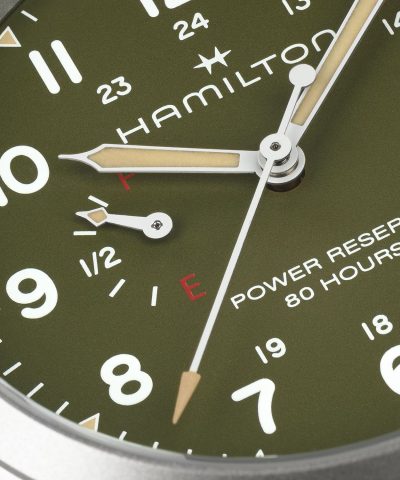 Alternative view of Hamilton Khaki Field Power Reserve 40mm - H69509160