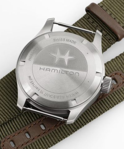 Alternative view of Hamilton Khaki Field Mechanical Power Reserve 40mm - H69509910