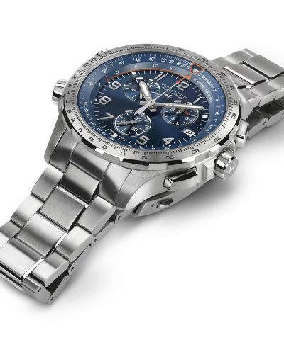 Alternative view of Hamilton Khaki Aviation X-Wind GMT Chrono Quartz 46MM - H77922141