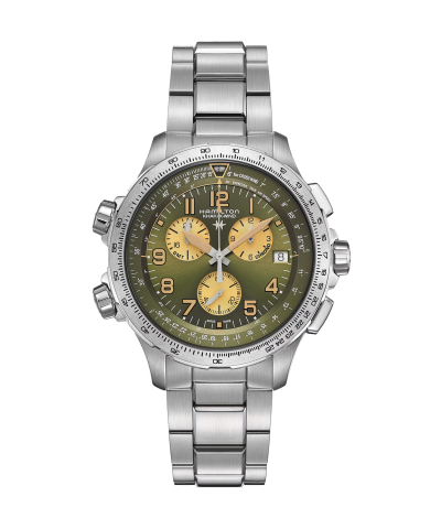 Hamilton Khaki Aviation X-Wind GMT Chrono Quartz 46MM - H77932160