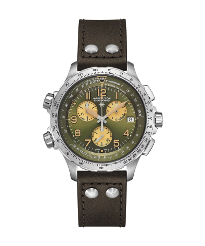 Hamilton Khaki Aviation X-Wind GMT Chrono Quartz 46MM - H77932560