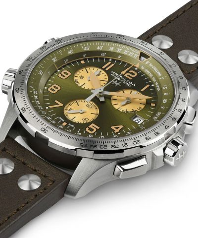 Alternative view of Hamilton Khaki Aviation X-Wind GMT Chrono Quartz 46MM - H77932560