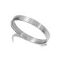 Ring Satined steel PURE 3mm Steel
