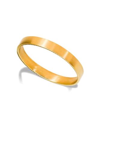 Ring Satined steel PURE 3mm IP Gold