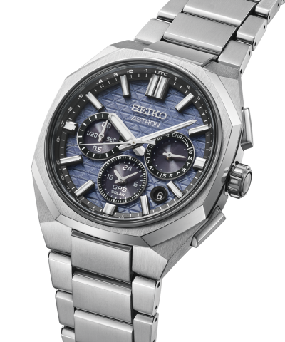 Alternative view of Seiko Astron GPS Solar Dual-Time Chronograph 43.4mm - HAB001J1