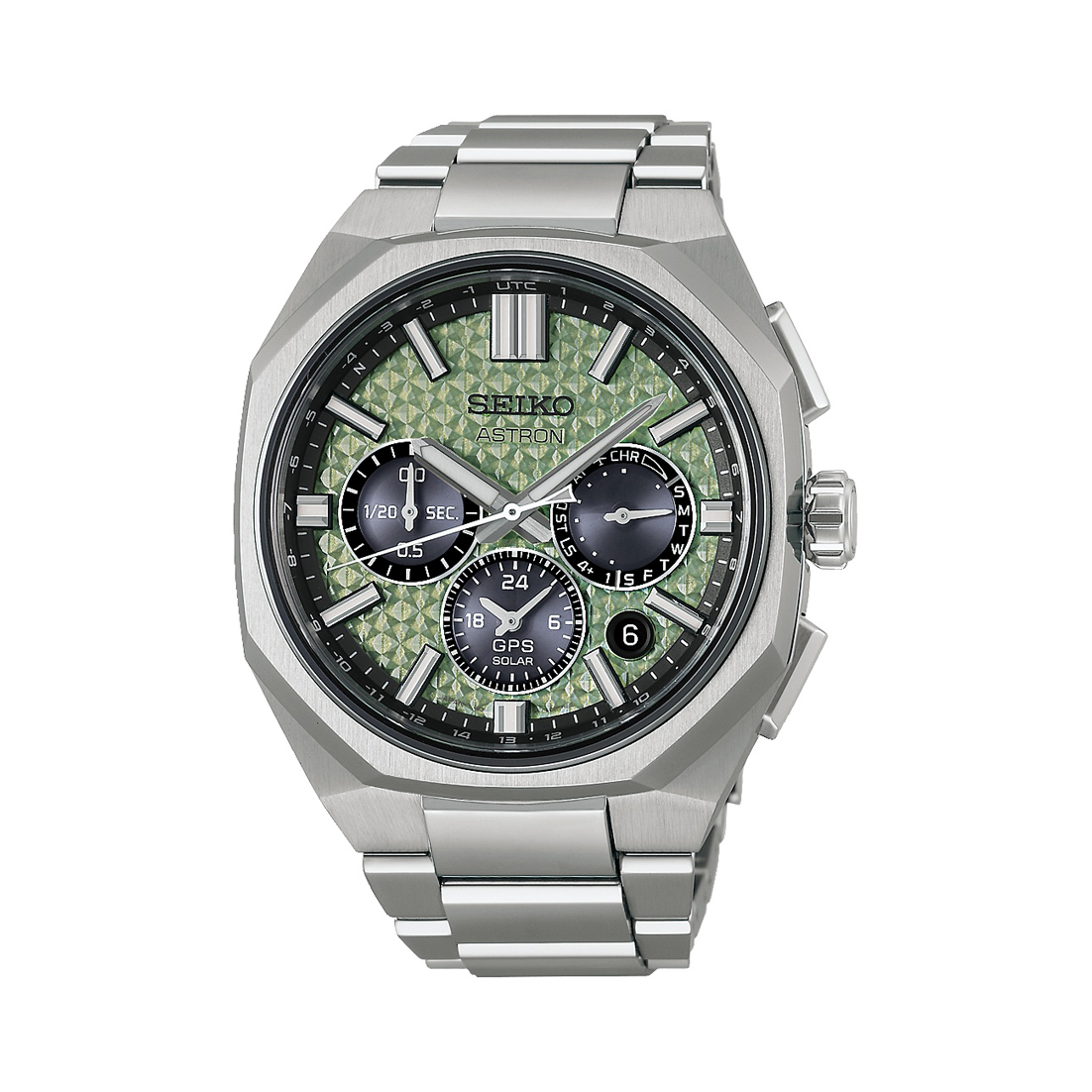 Seiko Astron GPS Solar Dual-Time Chronograph 43.4mm - HAB005J1