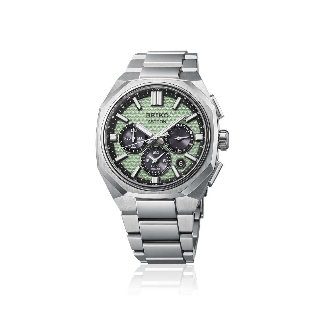 Seiko Astron GPS Solar Dual-Time Chronograph 43.4mm - HAB005J1 - Bilde 5