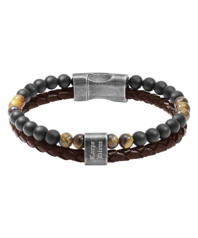 Karma Armbånd w/ Brun Skinn
