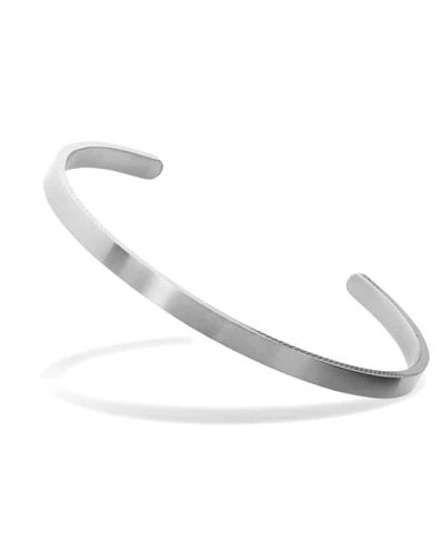Bangle PURE 4mm Satined steel