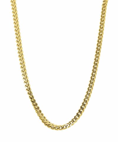 Major Stålkjede i Gull PVD