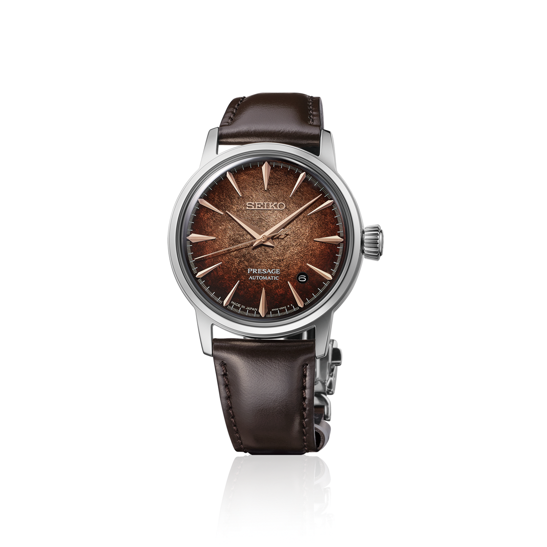 Seiko Presage Cocktail Time Crushed Ice "Whisky Mist" 38.5mm - HCB003J1 - Bilde 3
