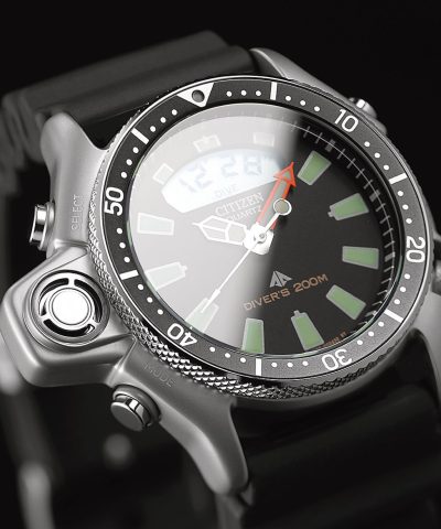 Alternative view of Citizen Male Stainless Steel black ø 44mm - JP2000-08E