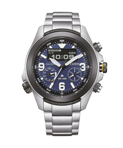 Citizen Male Stainless Steel blue ø 43.5mm - JV1006-51L