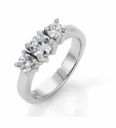 Kjærlighetsring 0,25 ct