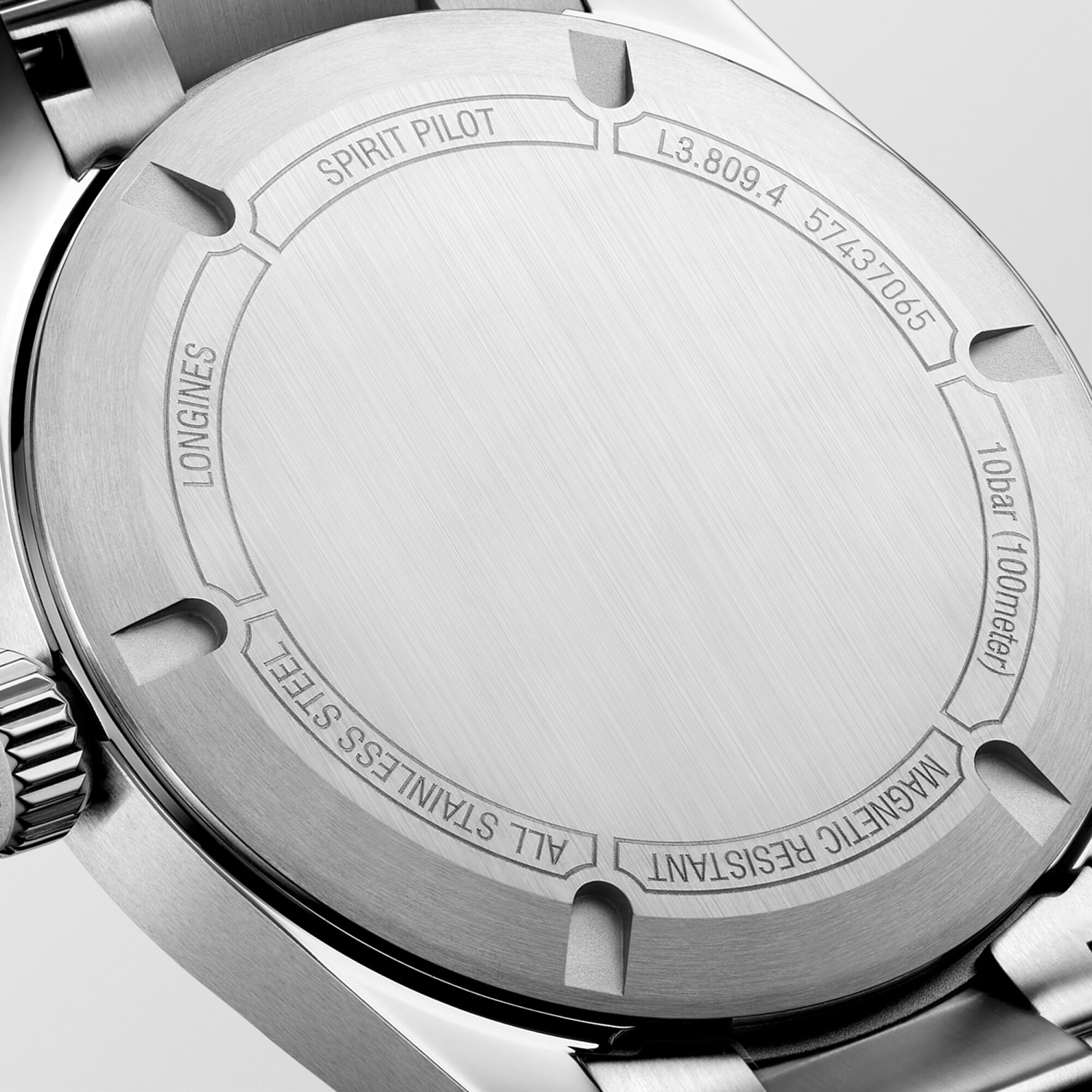 Longines Spirit Pilot 39mm - L3.809.4.53.6 - Bilde 3