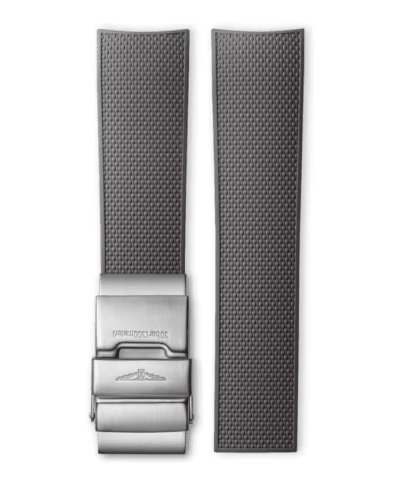 Longines Official HydroConquest Grey Rubber Strap (HydroConquest 43MM)