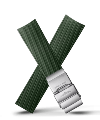 Alternative view of Longines Official HydroConquest Green Rubber Strap (HydroConquest 41MM)
