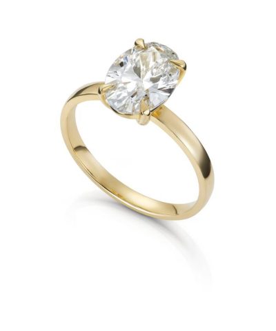 Ring Olivia Oval 3,00ct med LAB grown diamant