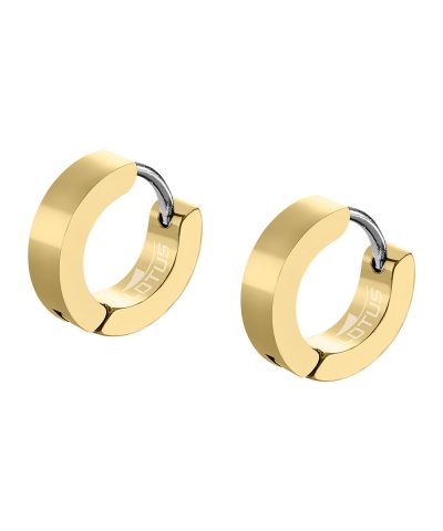 Lotus Style, ørering, stål, PVD (bredde 4 mm, ytre Ø 13 mm) - LS2160-4-4