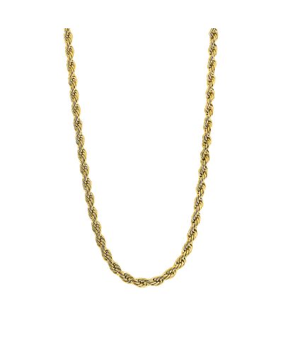 Lotus Style, kjede i stål, PVD (bredde 2,4 mm, lengde 45-50 cm) - LS2296-1-1