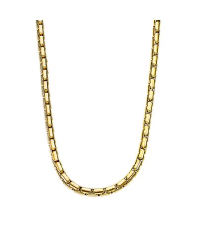 Lotus Style, kjede i stål, PVD (bredde 3,5 mm, lengde 50-55 cm) - LS2367-1-2