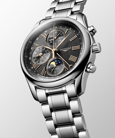 Alternative view of Longines Master Collection Chronograph Moon Phase 40mm - L2.673.4.61.6