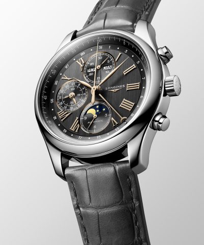 Alternative view of Longines Master Collection Chronograph Moon Phase 42mm - L2.773.4.61.2