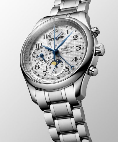 Alternative view of Longines Master Collection Day-Date Chronograph Moon Phase 42mm - L2.773.4.78.6