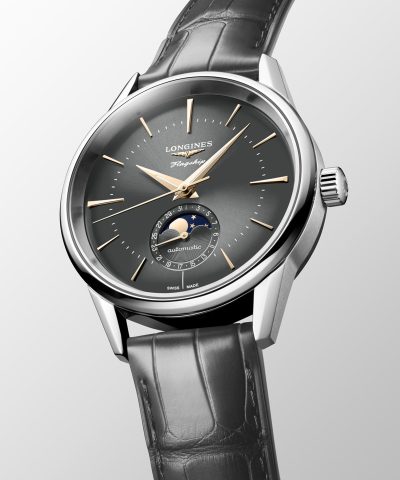 Alternative view of Longines Flagship Heritage Moonphase 38mm - L4.815.4.52.2