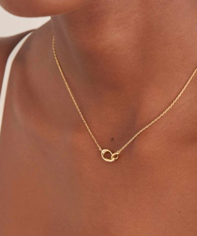 Alternative view of Ania Haie Gold Wave Link Necklace