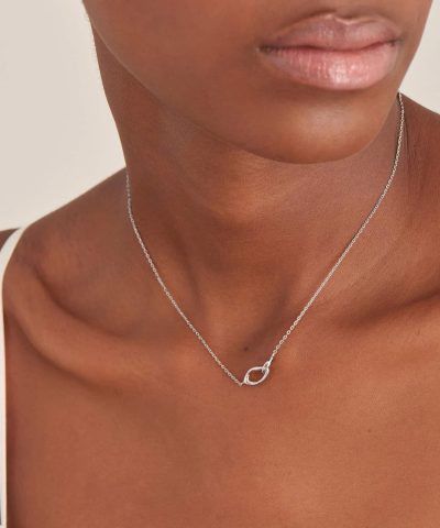 Alternative view of Ania Haie Silver Wave Link Necklace
