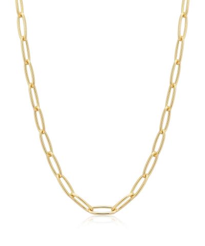 Ania Haie Gold Paperclip Chunky Chain Necklace
