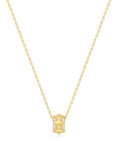 Ania Haie Gold Geometric Sparkle Pendant Necklace