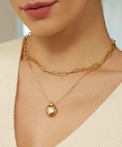 Alternative view of Ania Haie Gold Oval Charm Necklace