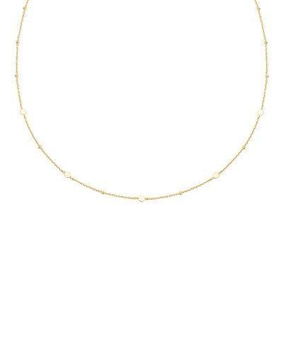 Ania Haie Gold Disc Station Necklace