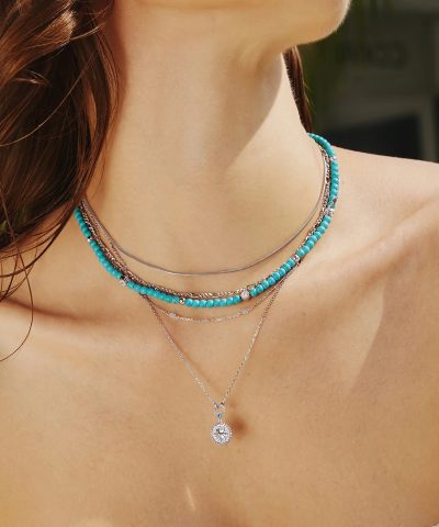 Alternative view of Ania Haie Silver Eight-Pointed Star Signet Necklace