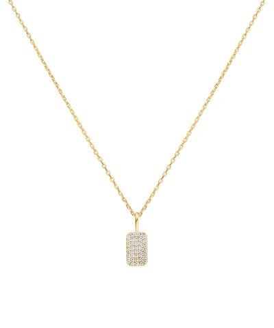 Ania Haie Gold Pave Pendant Necklace