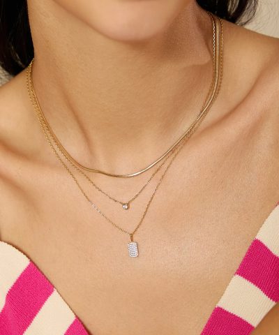 Alternative view of Ania Haie Gold Pave Pendant Necklace