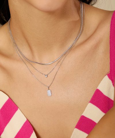 Alternative view of Ania Haie Silver Sweetheart Necklace