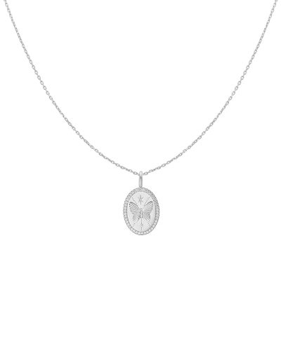 Ania Haie Silver Butterfly Pendant Necklace
