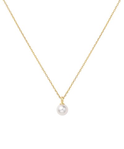 Ania Haie Gold Pearl Drop Pendant Necklace