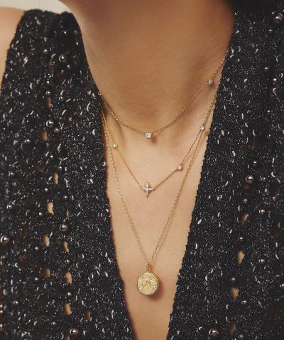 Alternative view of Ania Haie Gold Starry Charm Necklace